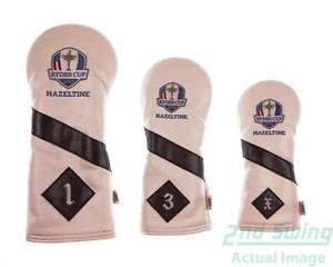 New AM&E Ryder Cup Driver Fairway Hybrid Headcover Set White 2016 Hazeltine Golf