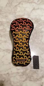 SCOTTY CAMERON Orange & Black DOG WAVE TOUR Driver Headcover NEW Free Shipping