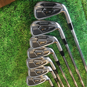 "MINT" TAYLORMADE PSI IRONS / 5-SW + KBS C TAPER REGULAR STEEL SHAFTS MINT 10/10