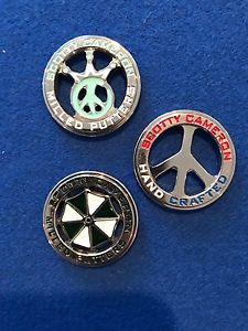 3 Scotty Cameron Milled Coin Ball Marker Double Round