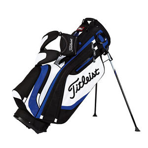 New Titleist Lightweight Stand Bag Black/White/Blue TB5SX6-014