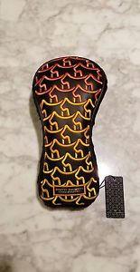 SCOTTY CAMERON Orange & Black DOG WAVE TOUR Fairway Headcover NEW Free Shipping