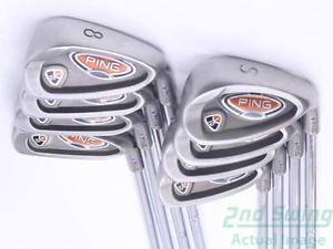 Ping i10 Iron Set 5-PW GW SW Steel Stiff Right Purple dot 37.5 in