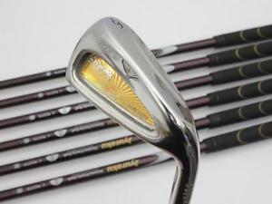 [USED] GOSEN GOLF JAPAN ROOTS Jyuraku Elixir IRON SET #6-9,PAS (7 clubs) S 6970