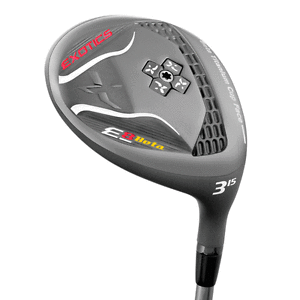 NEW Tour Edge Exotics E8 Beta 15* Fairway 3 Wood Aldila Rogue Silver Stiff Flex