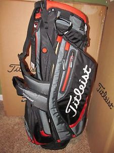 NEW Titleist Lightweight Stand Bag (Gray/Gray/Red)