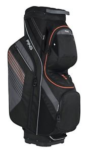 Karsten PING Golf New for 2017 Traverse Cart Golf Bag Black Charcoal Flare