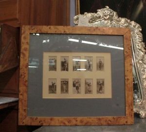 WHOLE RACCOLTA OF PHOTO HISTORICAL PLAYERS OF GOLF ENGLISH FRAME IN BRIAR NOC