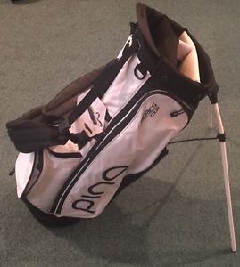 Limited Edition Ping 4 Series Tour Black & White Rare Tour Stand Bag New
