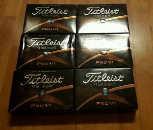 ( 6 Dozen ) Titleist Pro V1 Golf Balls Brand New (No Logos)