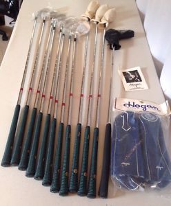 "NEW" Complete Golf Club Set Hogan Radial 3 5-SW Irons 1 3 5 Woods Apex