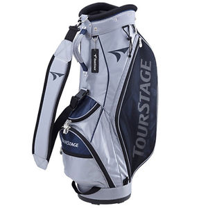 BRIDGESTONE GOLF TOURSTAGE CBTV51 CADDY BAG SLIVER NAVY FROM JAPAN NEW SIZE 9.5