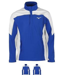 ABBIGLIAMENTO Mizuno Quarter Zip Rain Jacket Mens Blue