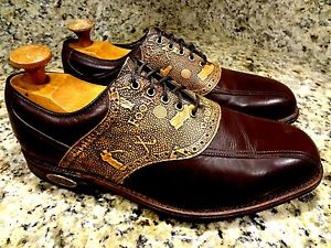 **AWESOME** FOOTJOY PREMIERE CLASSICS DRY GOLF SHOES SIZE 9 D ENGRAVED