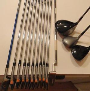 (14) Club Adams Idea Irons Pro Forged 4-P, L, G, Hybrid, 1, 3, 7 Odyssey Putter