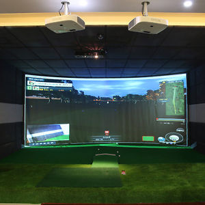 Y2R3 10''x6.7'' Indoor Golf Ball Simulator Impact Display Yes Projection Screen