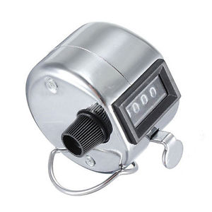 10X 12 metales manual contador contador 4 de Palm Golf Club Clicker