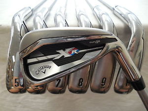 "USED" CALLAWAY XR IRONS 4-PW + REGULAR SPEEDSTEP STEEL SHAFTS / MINT CONDITION