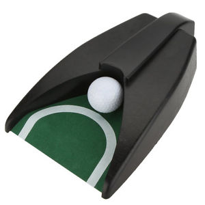 10X(Indoor Golf Aluminium Alloy Putter Golf Ball Kick Back Automatic Return Put）