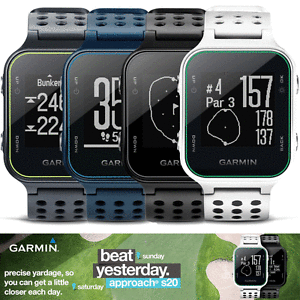 "NEW 2017" GARMIN APPROACH® S20 GOLF GPS WATCH  +FULL UK WARRANTY +FREE GIFT !!!