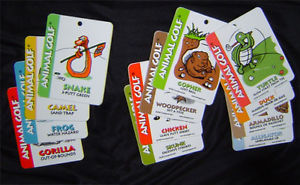 10PACK Complete ANIMAL GOLF Outing Games, Stocking Stuffers, 10% OFF, FREE SHIP