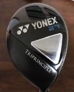 Yonex Triprinciple Utility 5 Hybrid 27* Graphite WFS300-U Carbon Stiff Japan
