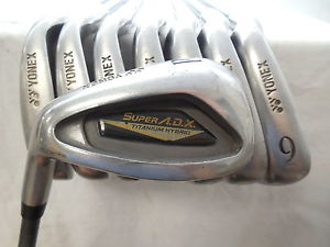 Yonex Super A.D.X 3-Pw Iron Set Ynoex Regular Flex Graphite Used Lh