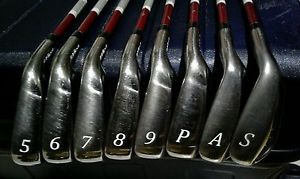 Yonex Ezone XP Golf Club Iron Set 5-SW & AW EX300 Graphite RH Ladies Light Flex