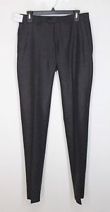 Aldo Valentini SLIM Fit Donegal Trousers Pants Size 30 $395 Dark Brown E#153
