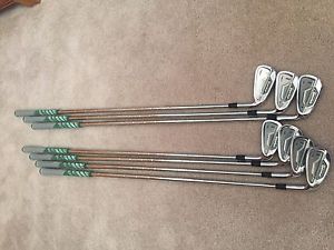 2015 TaylorMade RSi 2 Irons Set 4-PW KBS Tour 90 Steel Stiff Flex Shafts