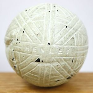 Antique Golf Ball Henley Union Jack Pattern Gutty Vintage 1890's Very Rare