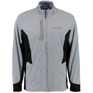adidas THE PLAYERS Gray Climastorm Softshell Rain Jacket