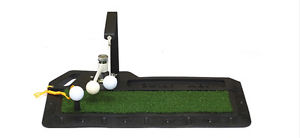3In1 Golf Swing Mat Three Exercises Using A Rotating Stick A String And Flyball