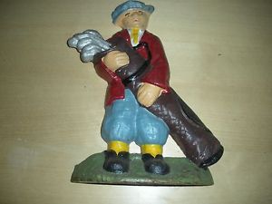 Antique Golf door stopper heavy