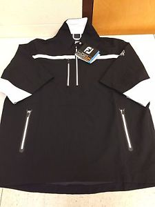 1 NWT FOOTJOY DRYJOYS TOUR XP MEN'S RAIN JACKET, SIZE: LARGE (BLACK)