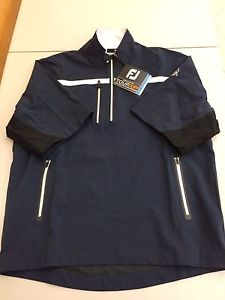 1 NWT FOOTJOY DRYJOYS TOUR XP MEN'S RAIN JACKET, SIZE: MEDIUM (NAVY BLUE)