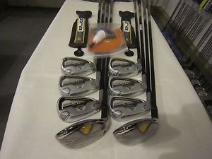 Cobra Fly-Z Black Rescue Hybrid Combo Iron Set - 4-GW - Regular Graphite - LH