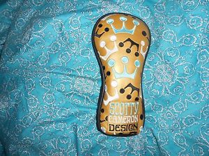 0BRAND NEW COLLECTOR'S SCOTTY CAMERON MULTI-COLORED 3 POINT CROWN 3 WOOD COVER