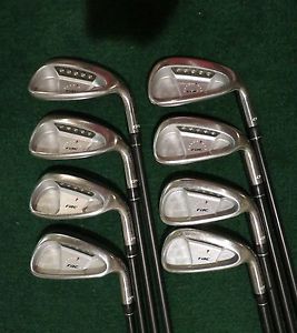 TaylorMade RAC OS Irons 3-PW Senior M-Flex Ultralite Graphite Right Handed