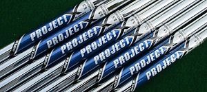 3-9PW PROJECT X RIFLE FLIGHTED 5.5 STIFF .355 STEEL SHAFT SET