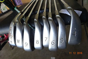 PING GOLF CLUB USED IRON SET G2 4hl-PW, GREEN DOT SHAFT STEEL RIGHT HAND