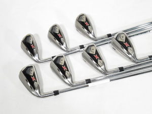 -LH- CALLAWAY X HOT N-14 IRONS (5-PW,AW) IRON SET w/Steel UNIFLEX Shafts