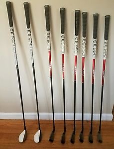 Taylormade 2.0 gunmetel burner irons 5-PW with taylor made 4&5 hybrid rescue