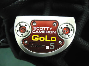 SUPERB SCOTTY CAMERON GOLO S5 PUTTER 34"