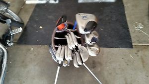 Calloway golf clubs and bag.