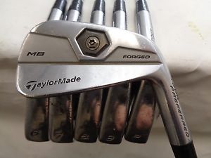 Taylormade Tour Preferred MB Forged 5-PW Iron Set DG S300 Stiff Steel Used RH