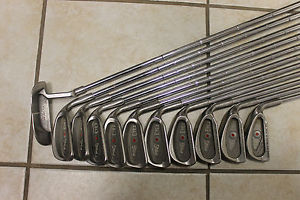 PING EYE 2 Red Dot Golf Iron Set 2-PW +SW ZZ-Lite Steel Shafts + Ping B60 Putter