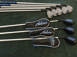 2015 Adams IDEA Tech Combo Iron set 3,4,5 Hybrids 6-PW Graphite Reg Very Good!