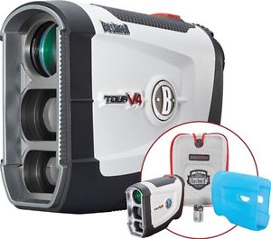 2016 New Bushnell Tour V4 Jolt Laser Golf Rangefinder - Patriot Pack