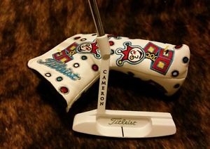 MInt Scotty Cameron Custom Pro Platinum Sonoma Two putter with CUSTOM HEAD COVER